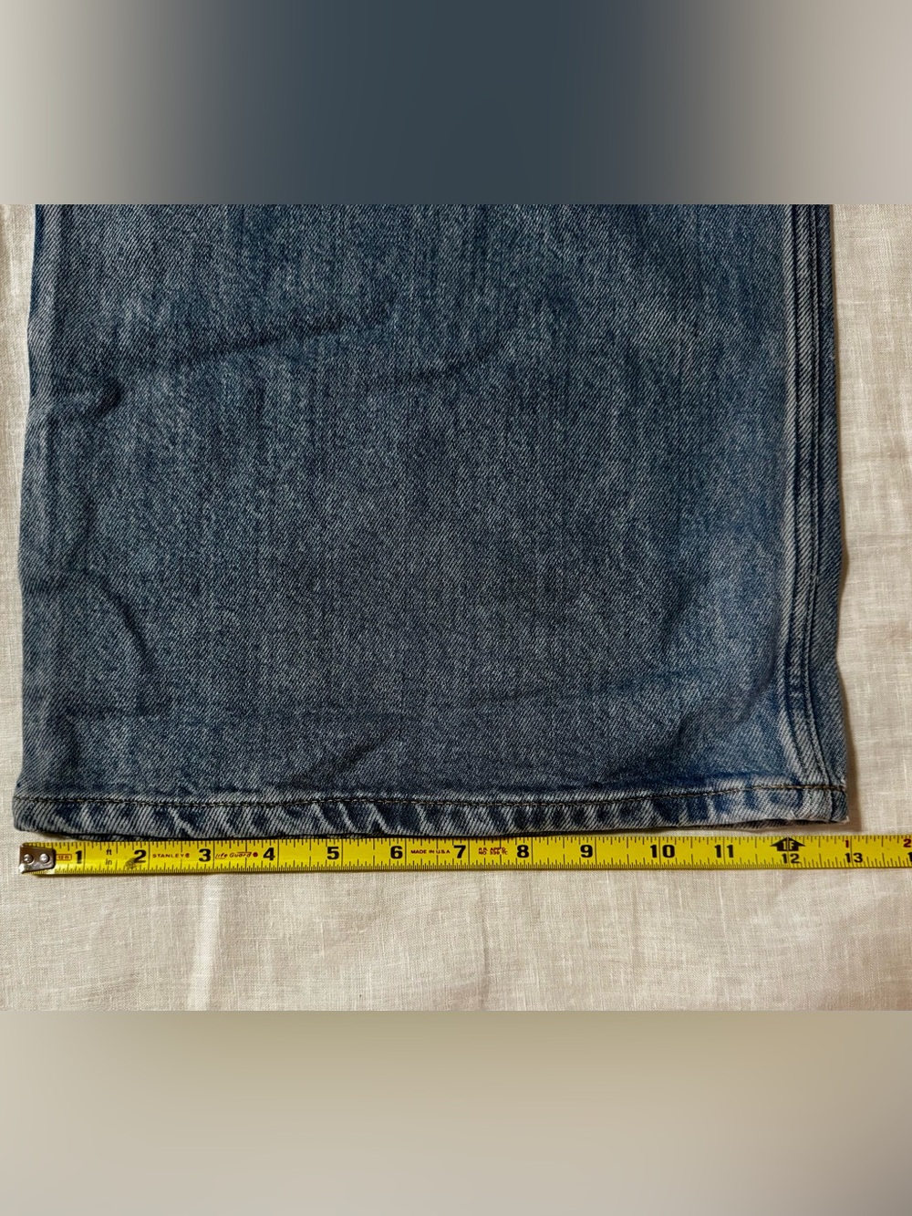 Lucky Brand Pleated Liquid Denim Luxe Palazzo Jeans Women’s 10/30 - Picture 11 of 11